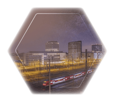 Stadtbild Mannheim Bahnhof