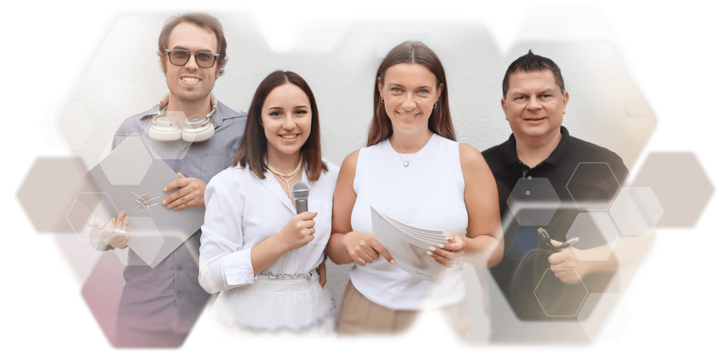 Mitarbeiter Kollage Marketing Team