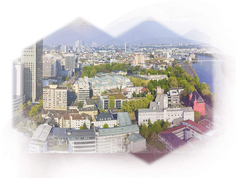Stadtimpression Offenbach Foto in Wabenmuster